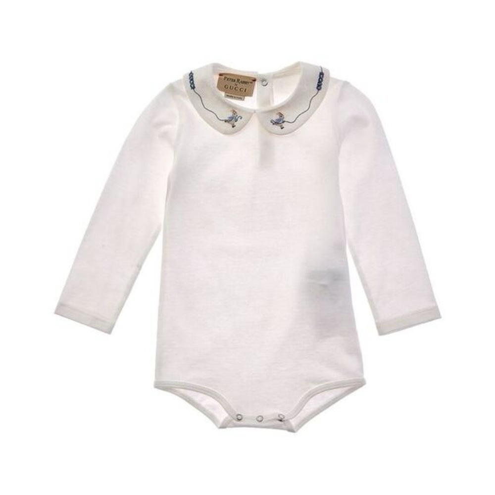 Peter Rabbit Gucci White Baby Onesie 100% Cotton made in Italy NWT